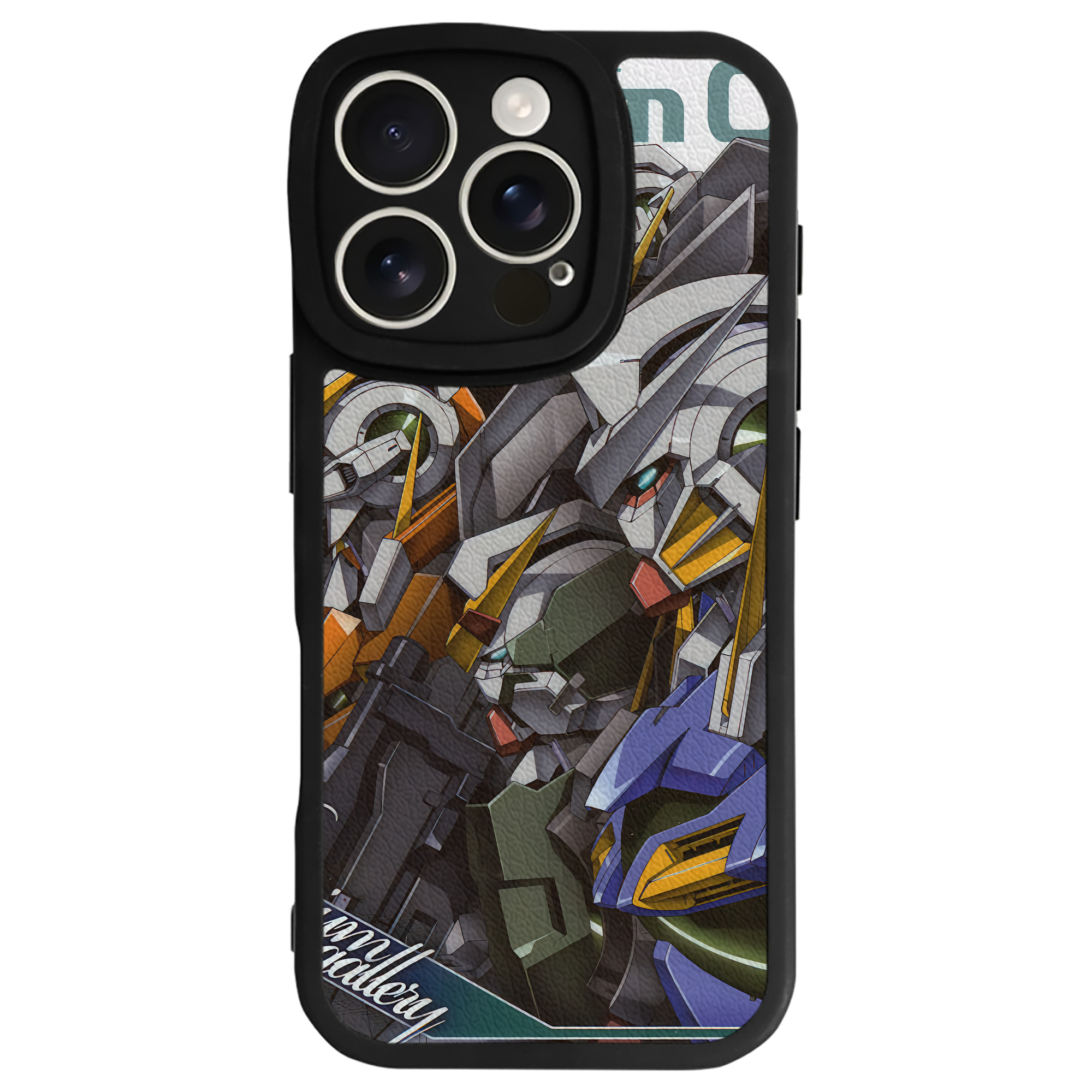 （画像用） 機動戦士ガンダム Mobile Suit Gundam 【iPhone 16シリーズ対応】シリコンスマホケース（レザー調） 材質：シリコン